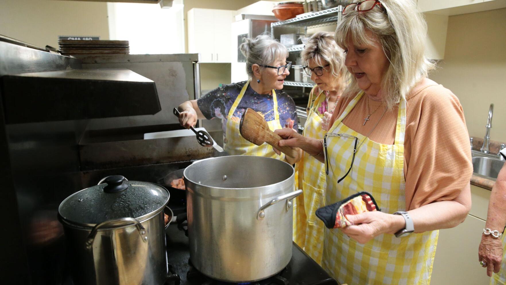 Okolona church women gather monthly to cook for others